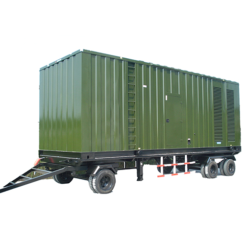 孝感会议移动集装箱型发电机组电站